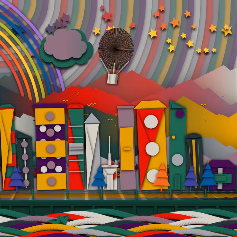 Paper Art 2.5D #59