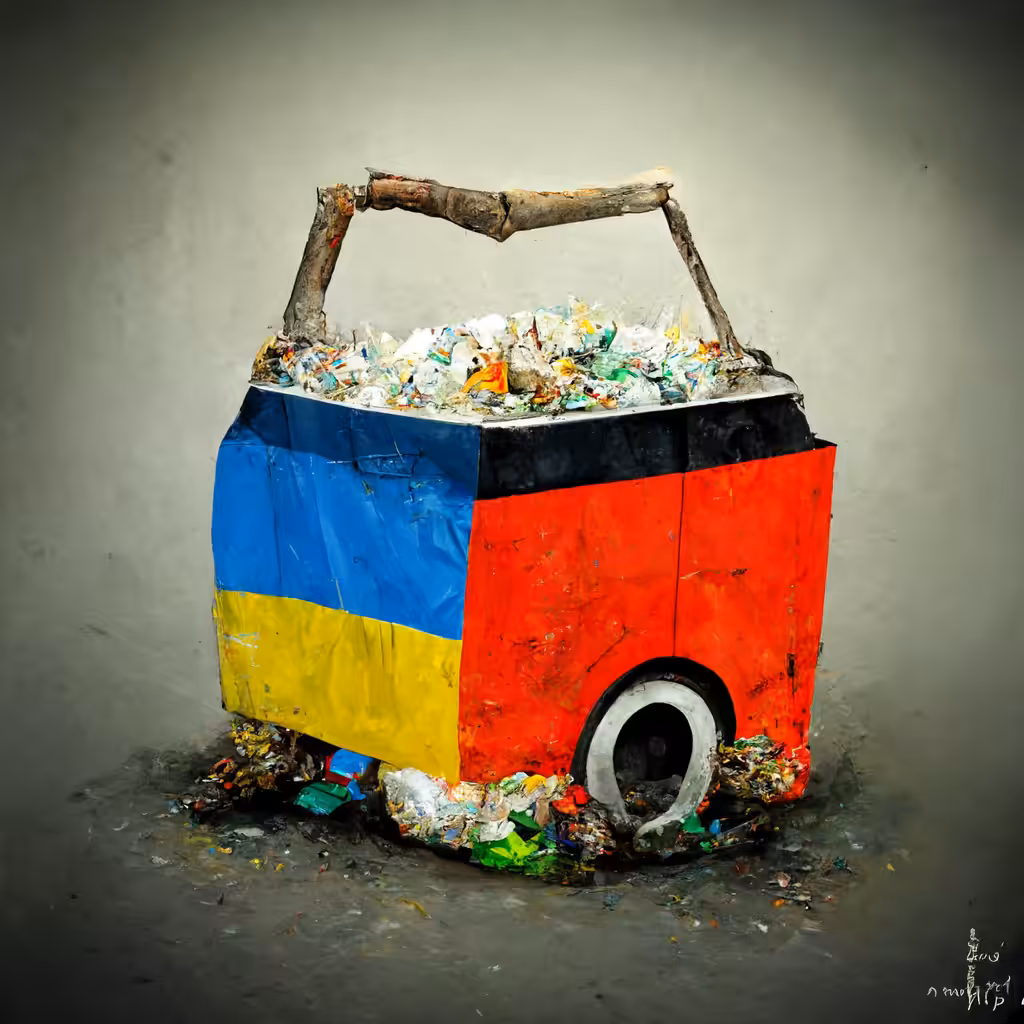 FREE RANGE TRASH #18 - T0TER MADE OF TRASH