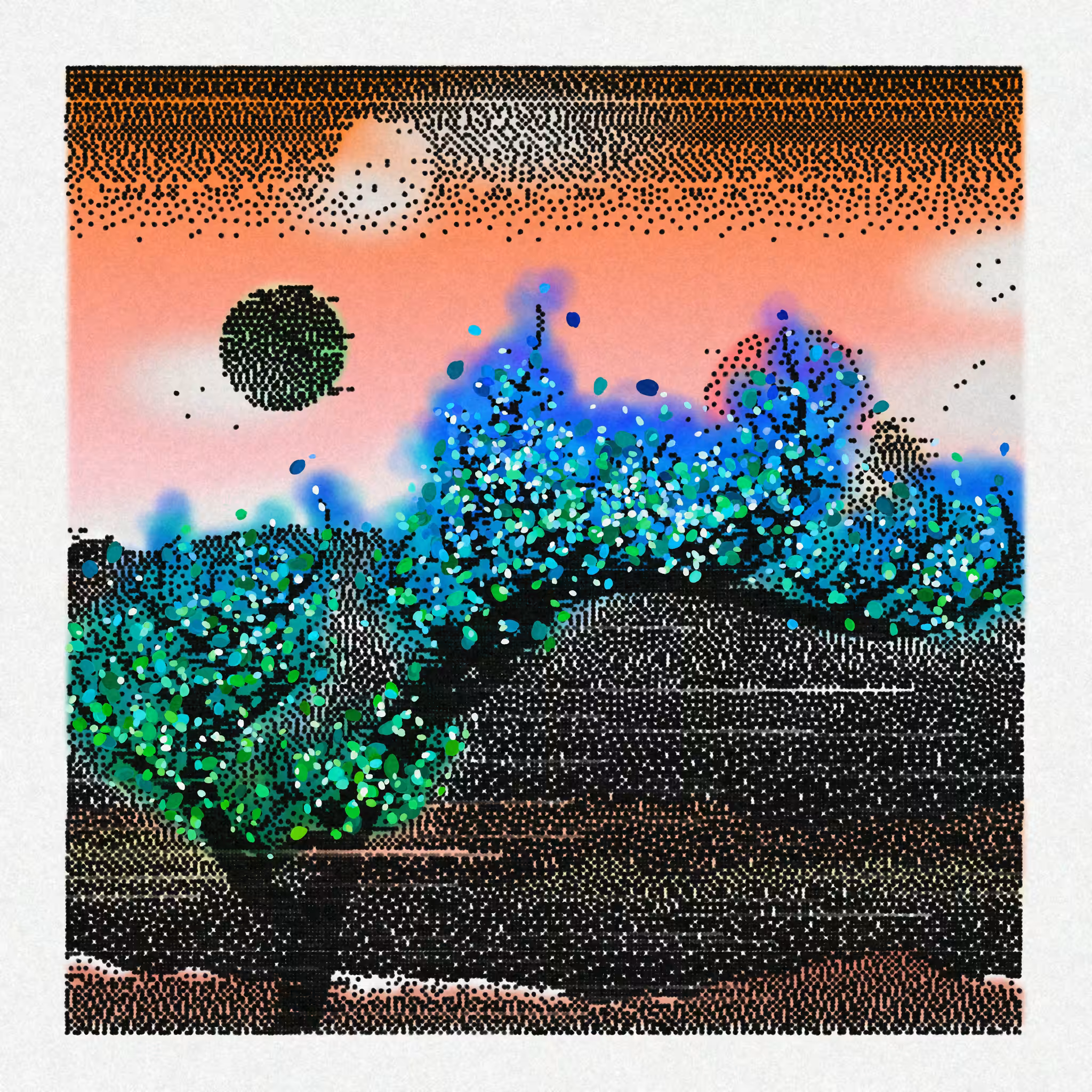 Dithered Branches #4