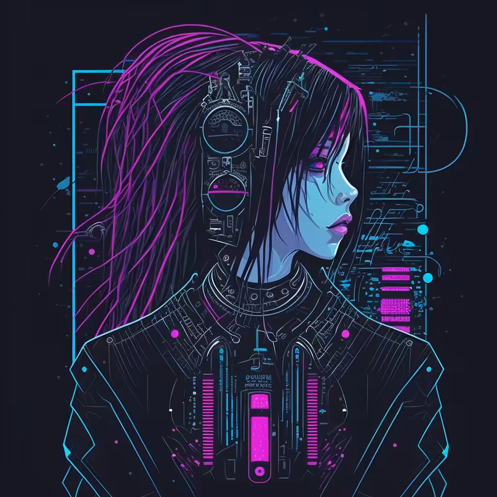 Cyberpunk girl #2