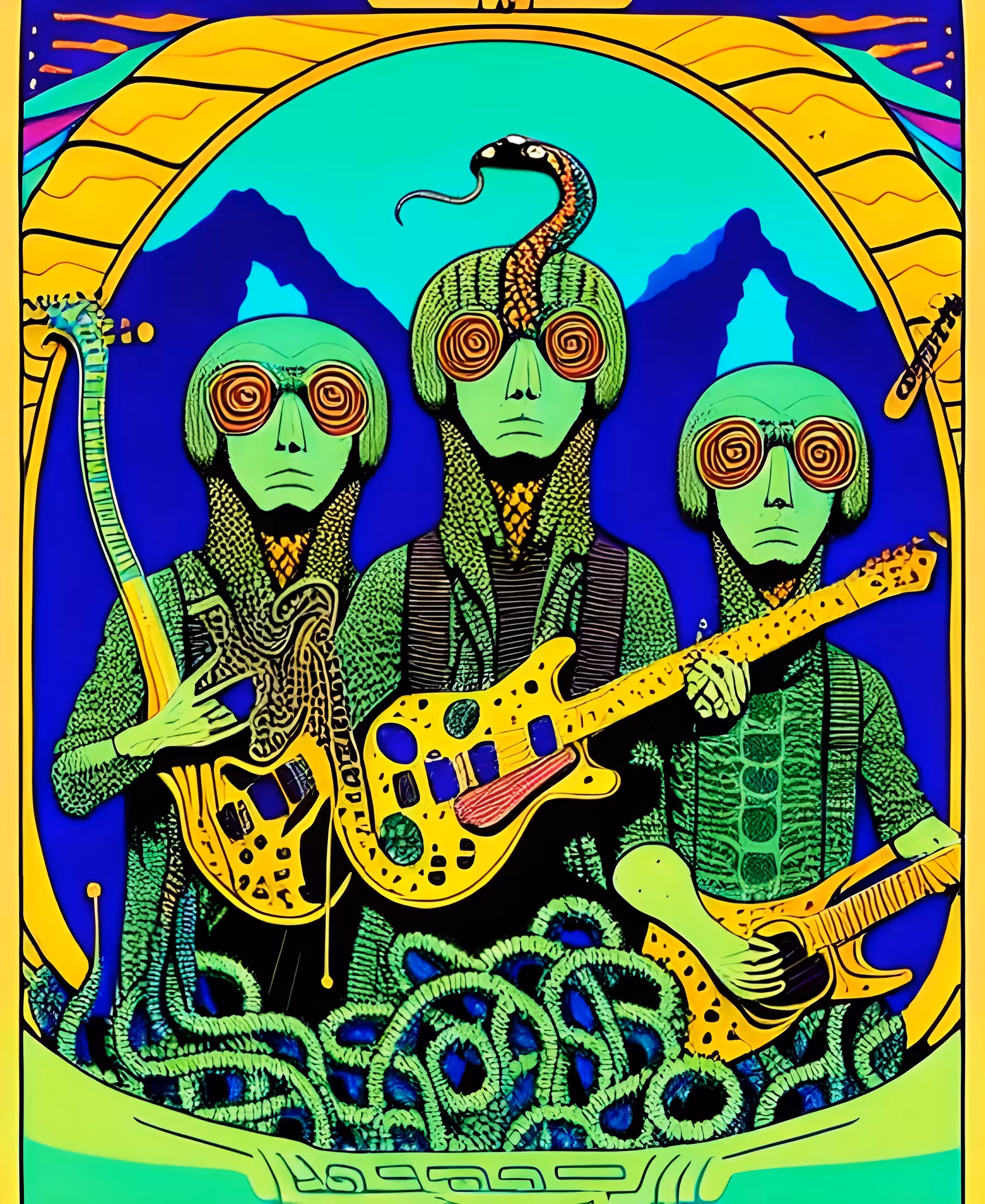 Promo Poster for Snakes Jamming 