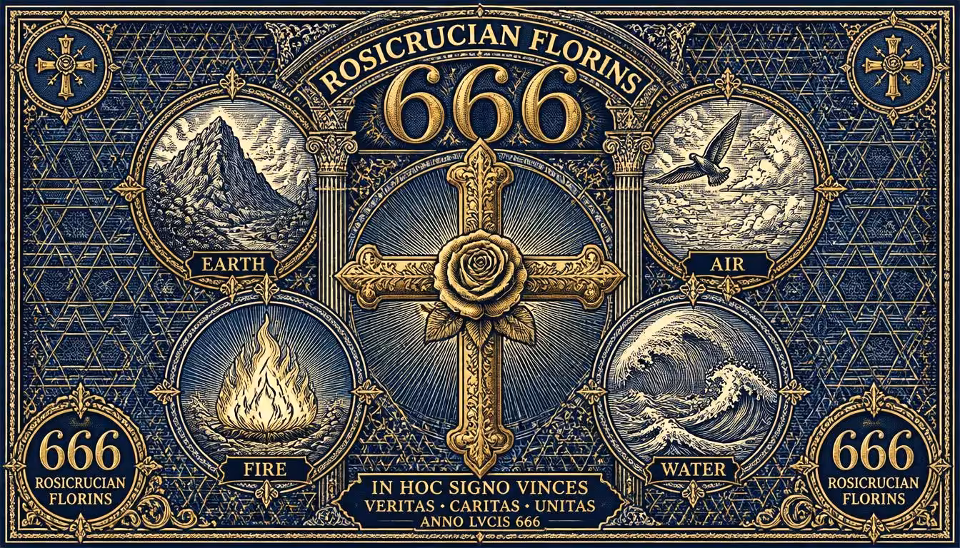 THE LEDGER OF SHADOWS: 666 Rosicrucian Florins