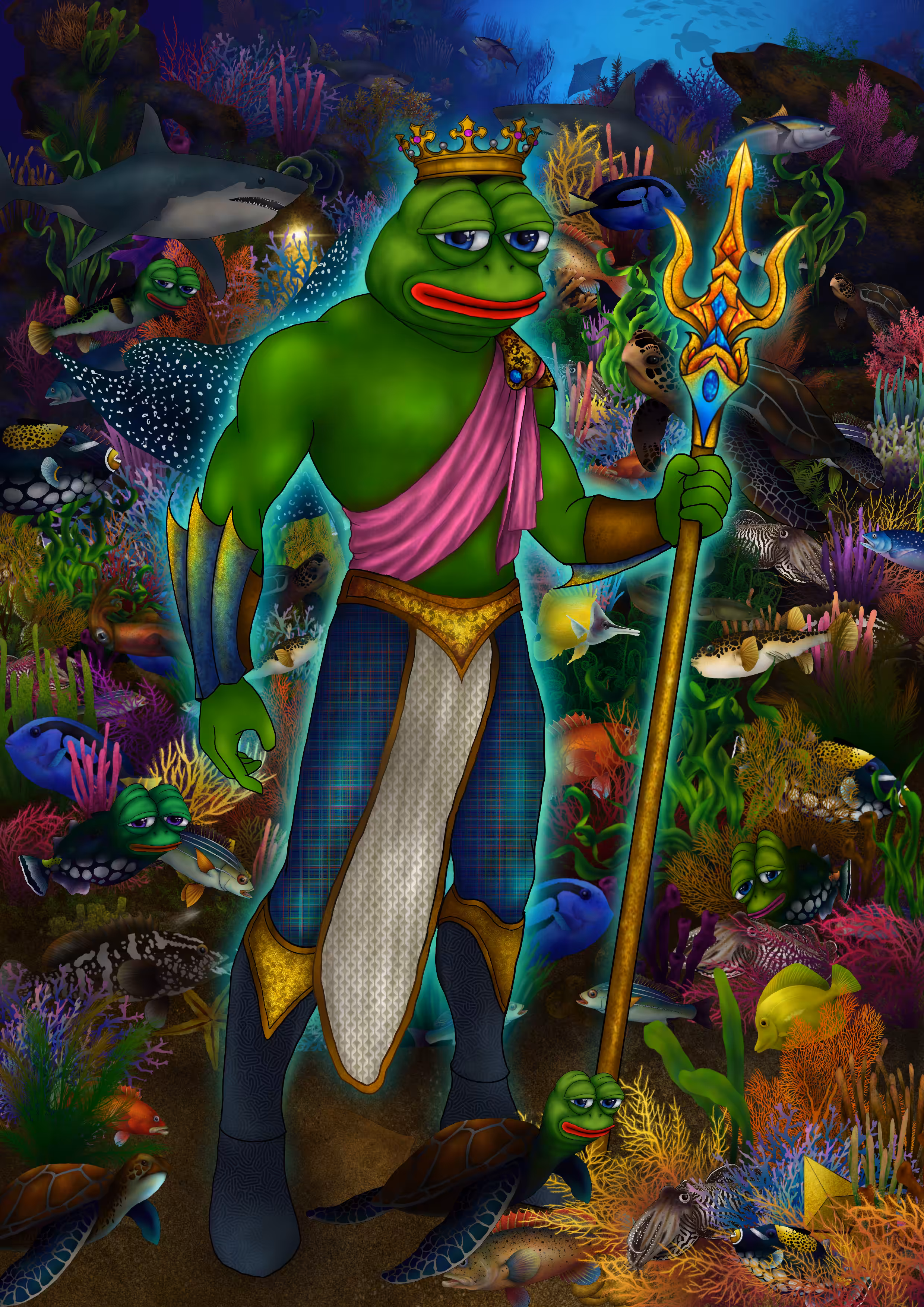 Pepe King of Ocean