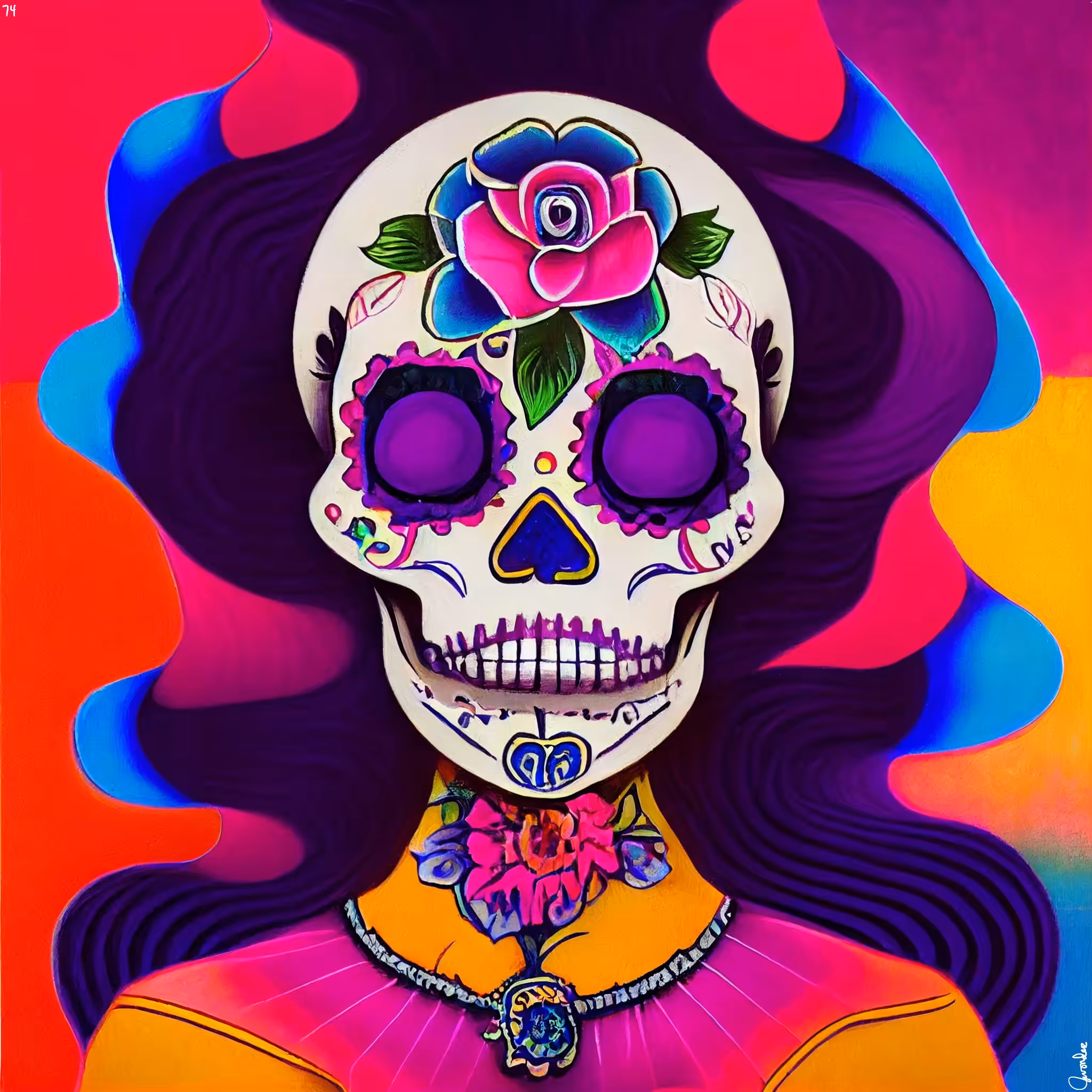 sugar skull #74