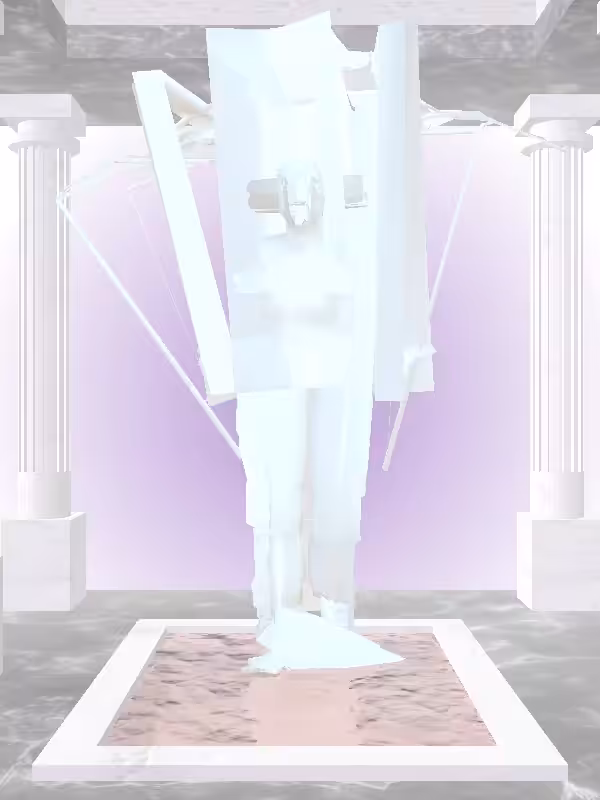 HeavenComputer: The Receding Light Blue Man #6209