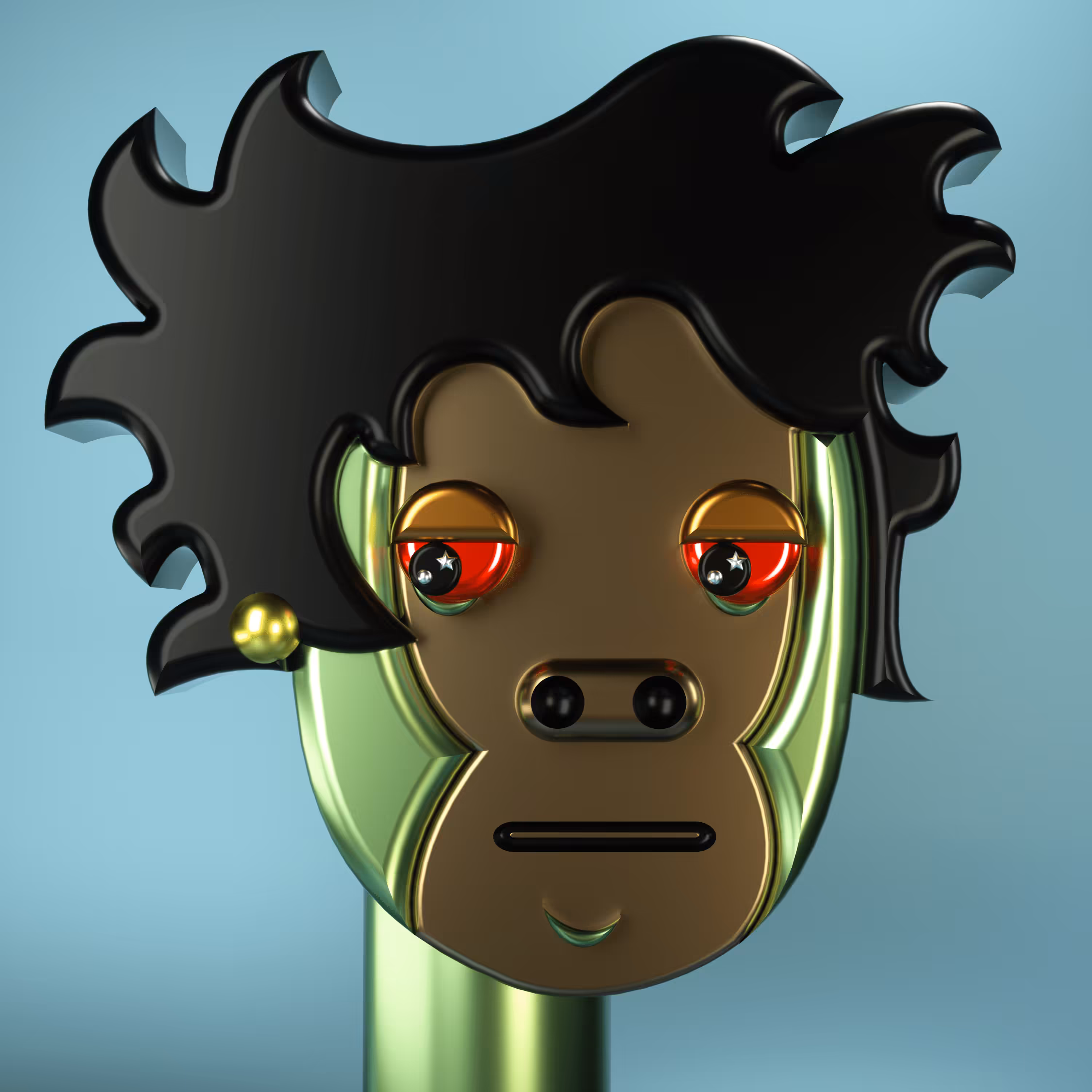 3D Chrome Punk #1111