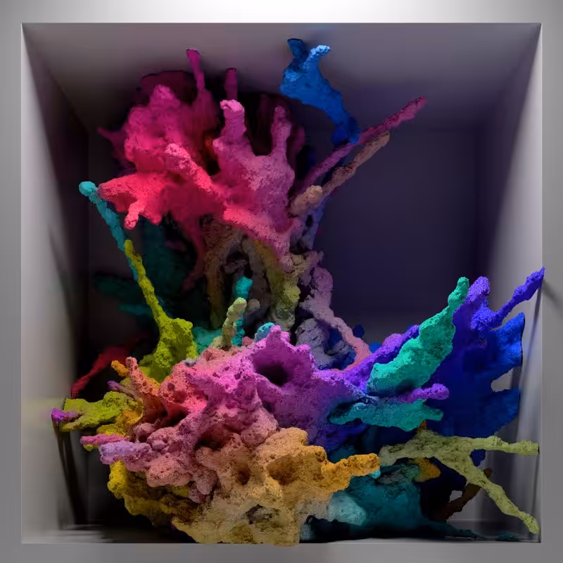 Machine Hallucinations - Coral - Artificial Reef  #31