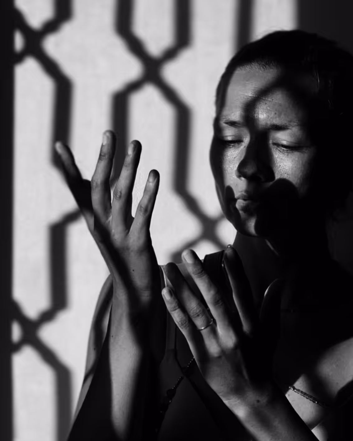 Shadows on my hands