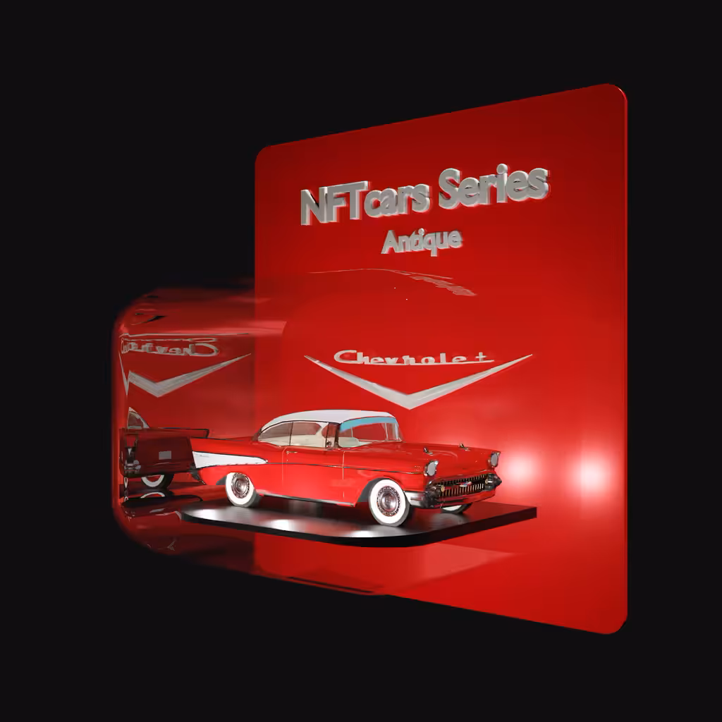 NFT Antique Car Series - 1957 Chevrolet Belair 
