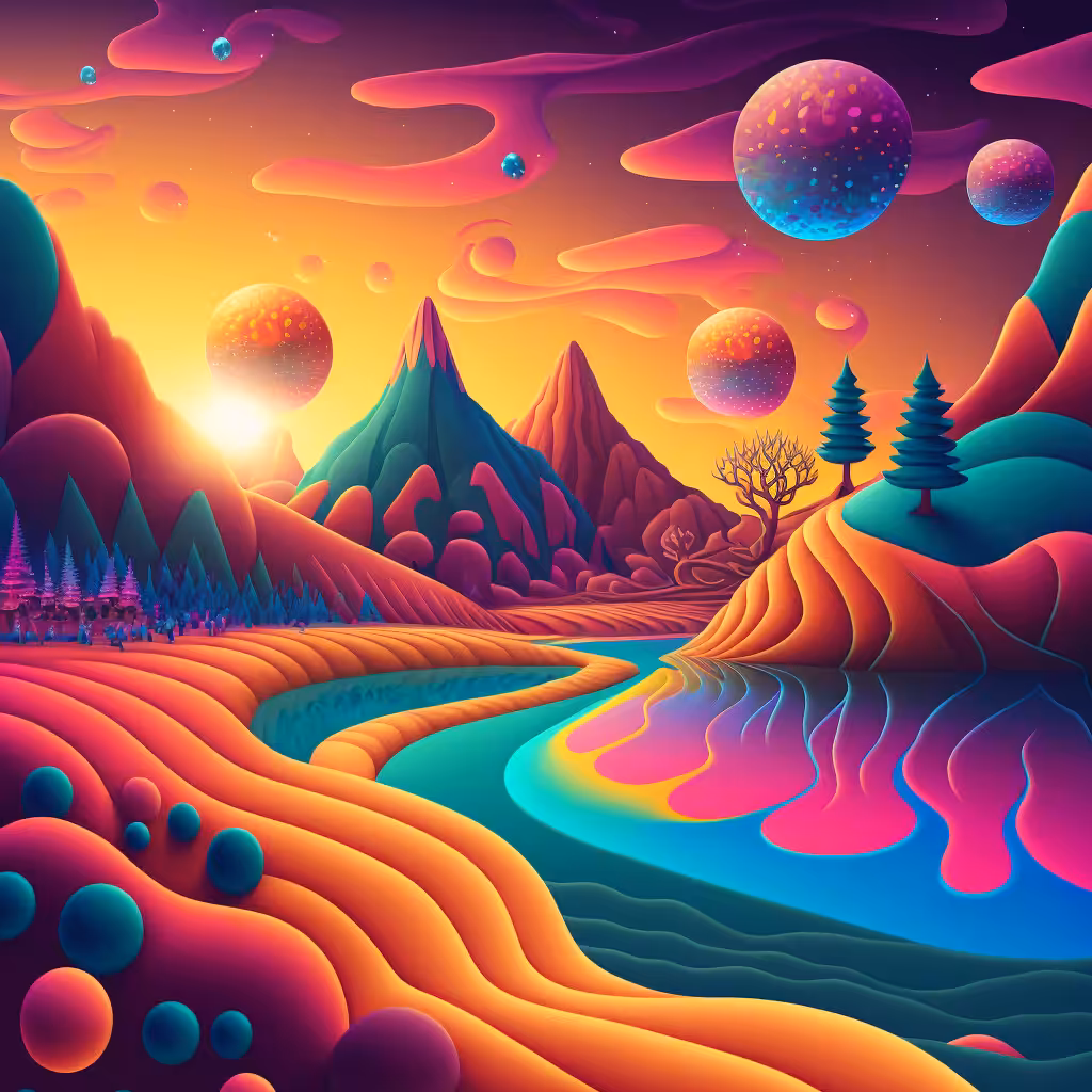 Psychedelic Landscape #19