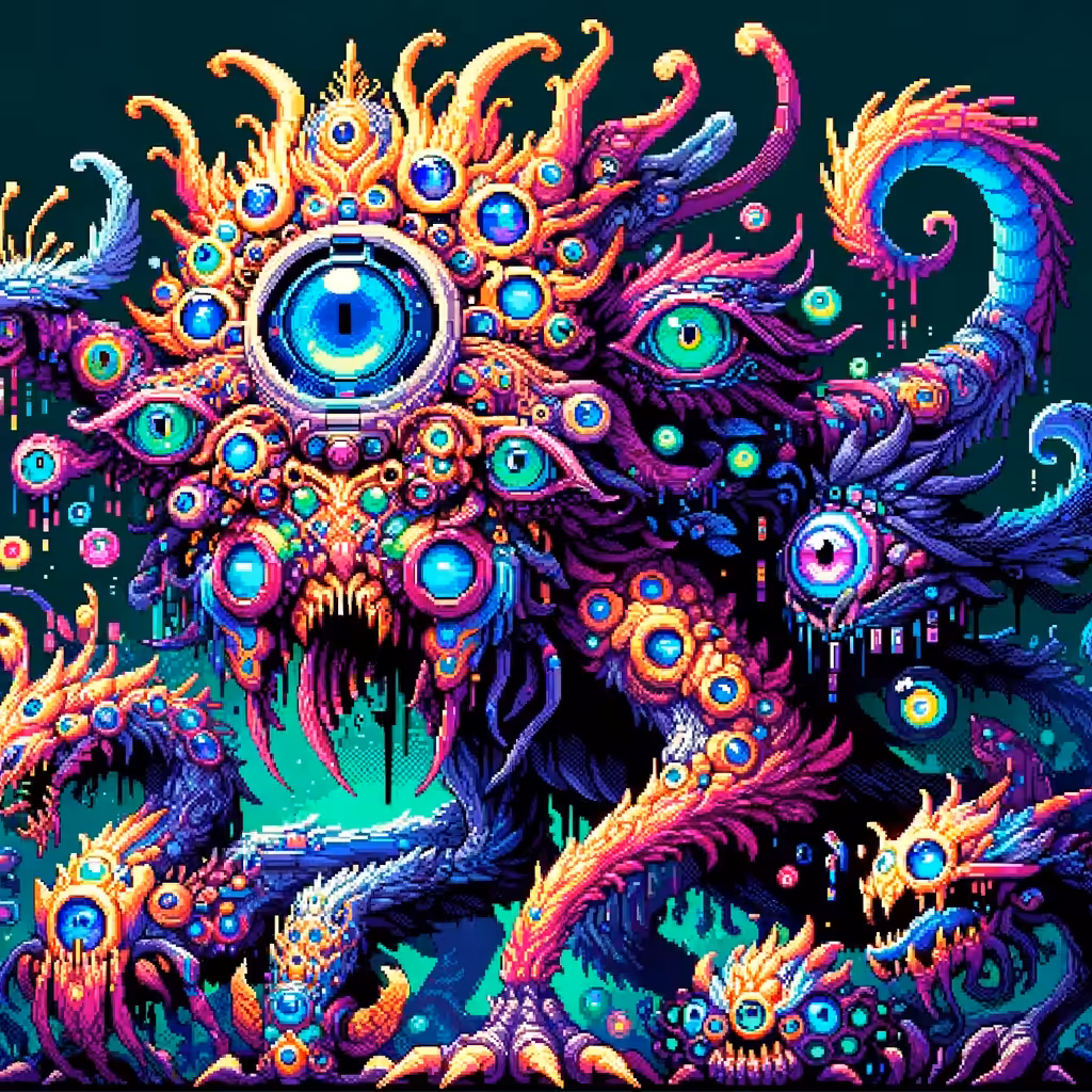 Minibosses: Eyedolon of the Psychedelic Abyss