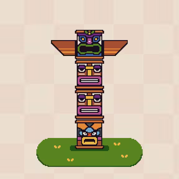 Tiki Totem #21