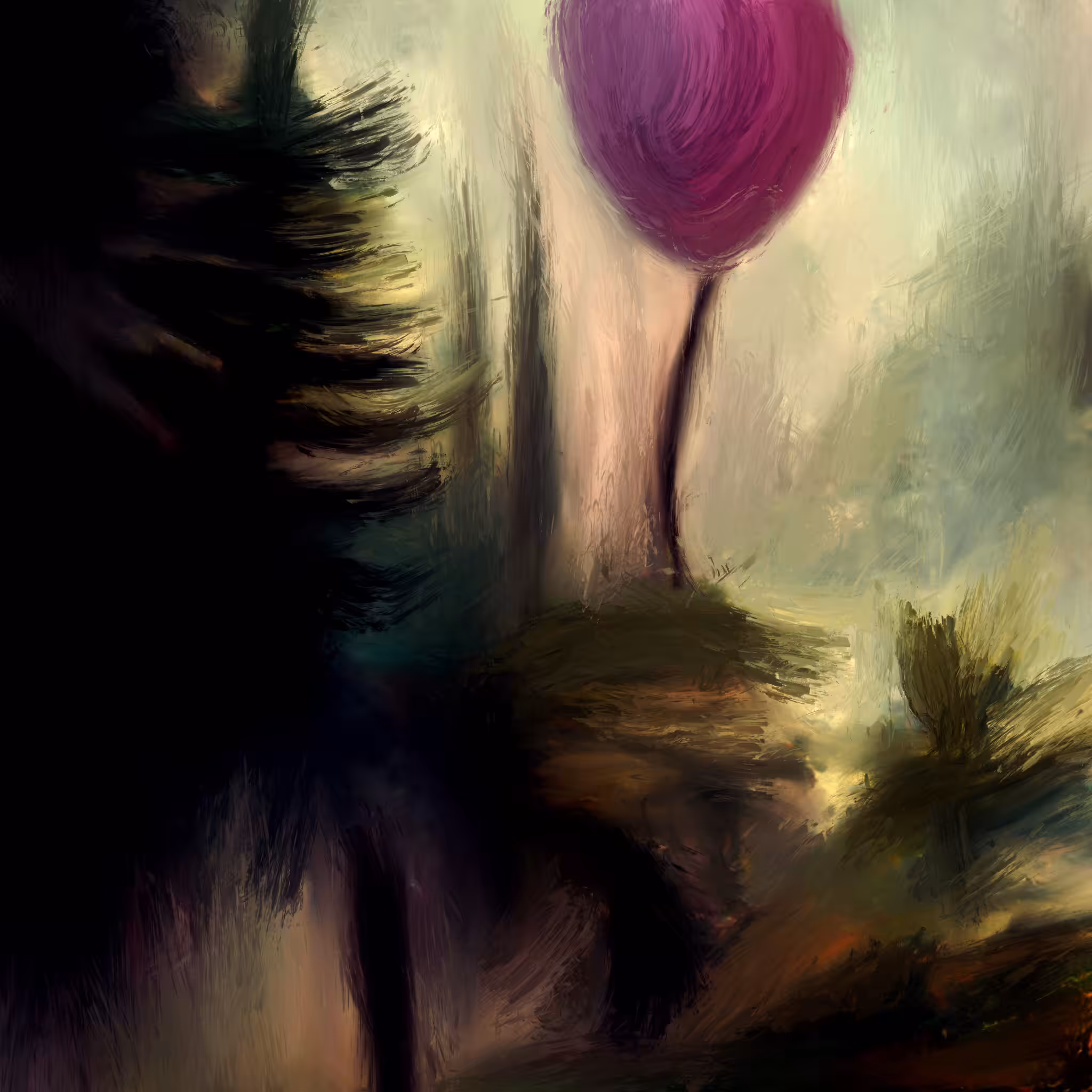 dark funny balloon
