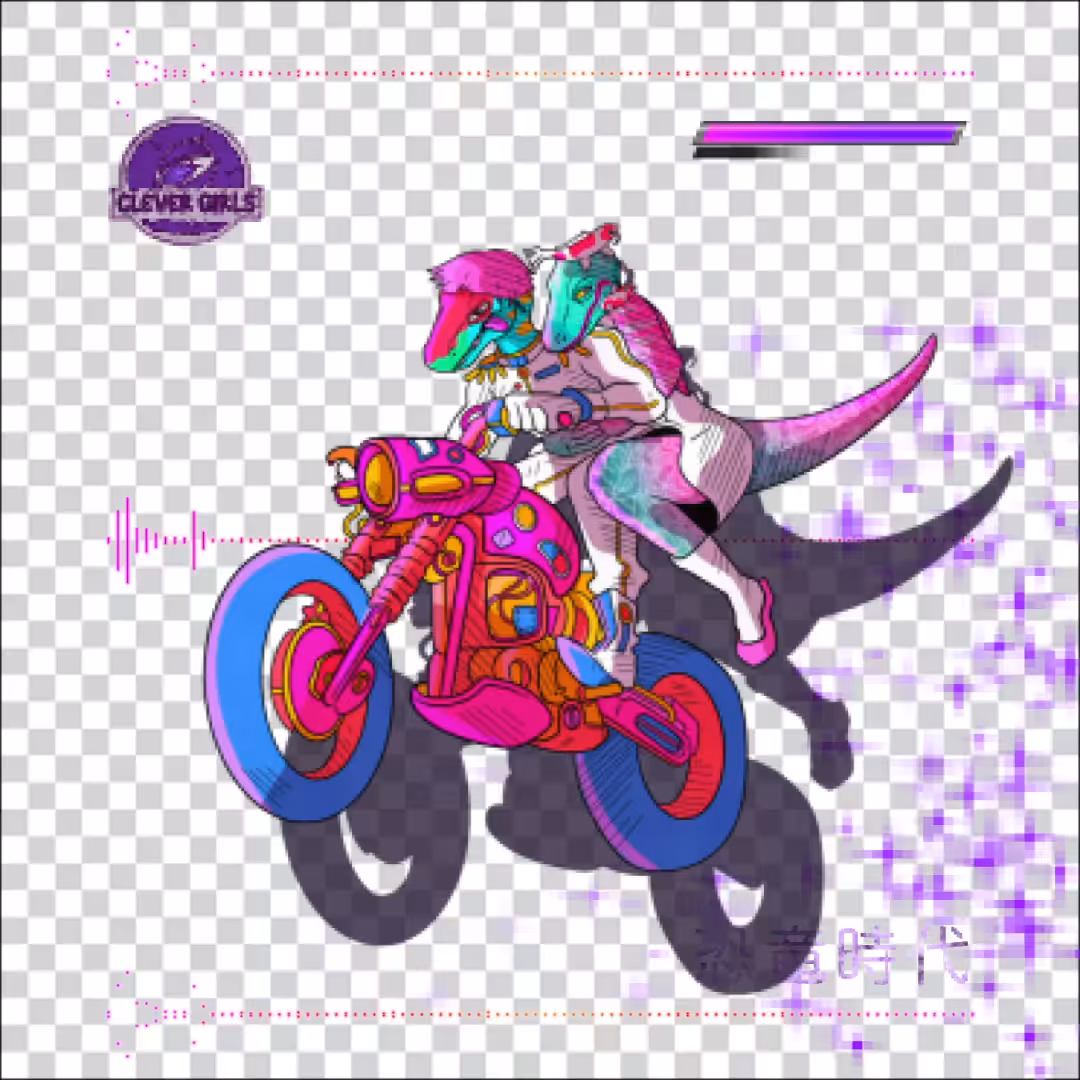NEON GIRLS by BumblingNerd  X Fat Baby