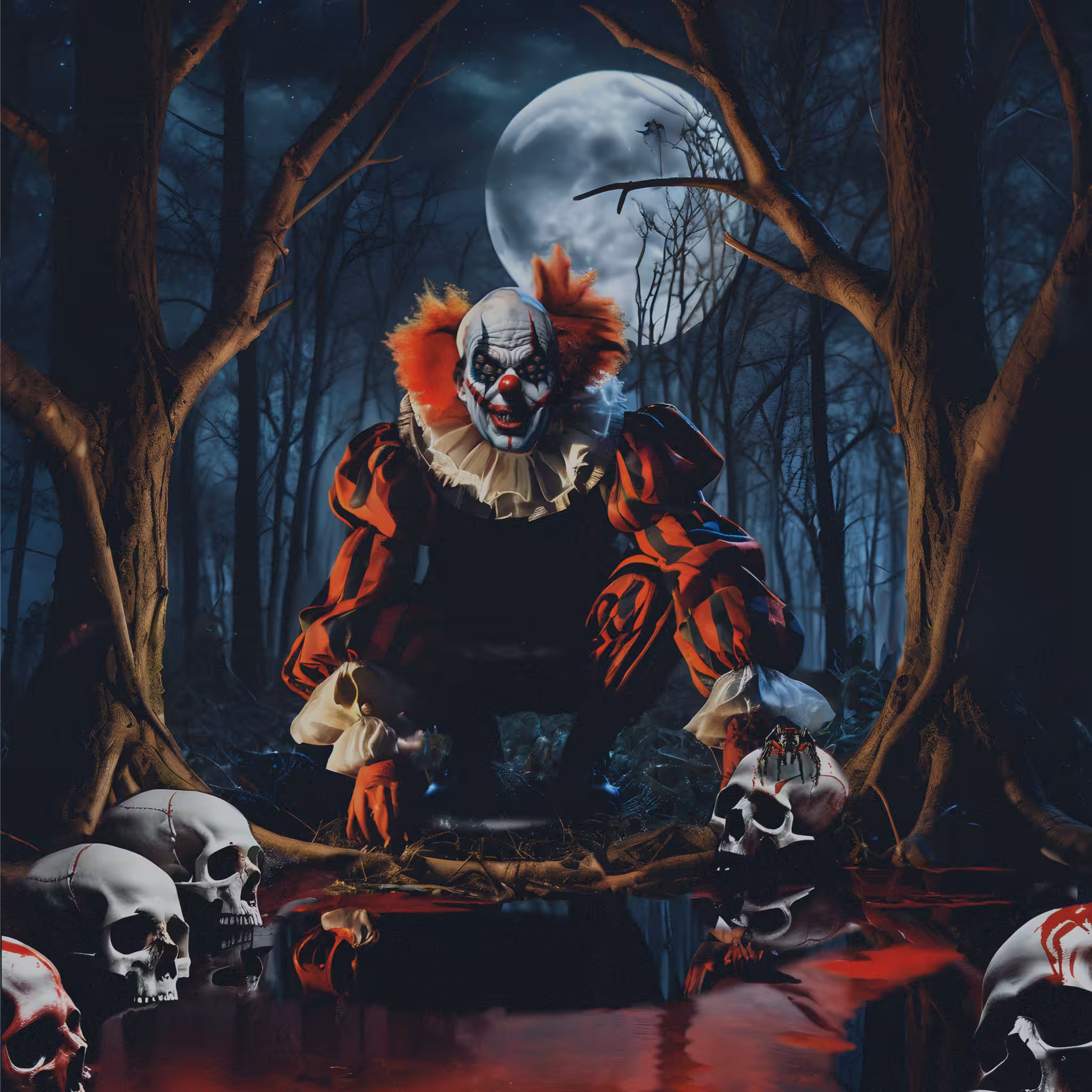 Chill night for Spider-Clown