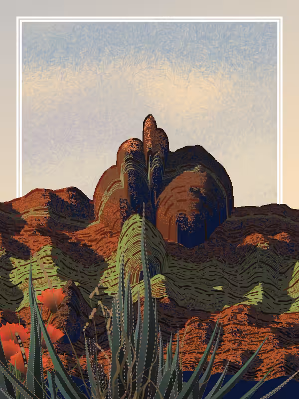 Desert Sun Rising #24
