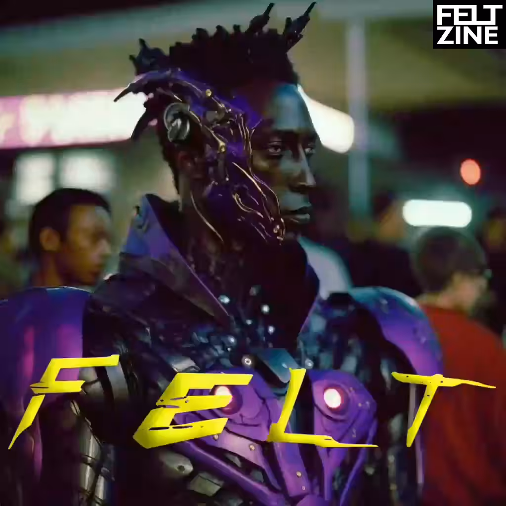 Mecha Futures by Felt Zine: Mecha Futures #96: The Purple Midnight Pilot