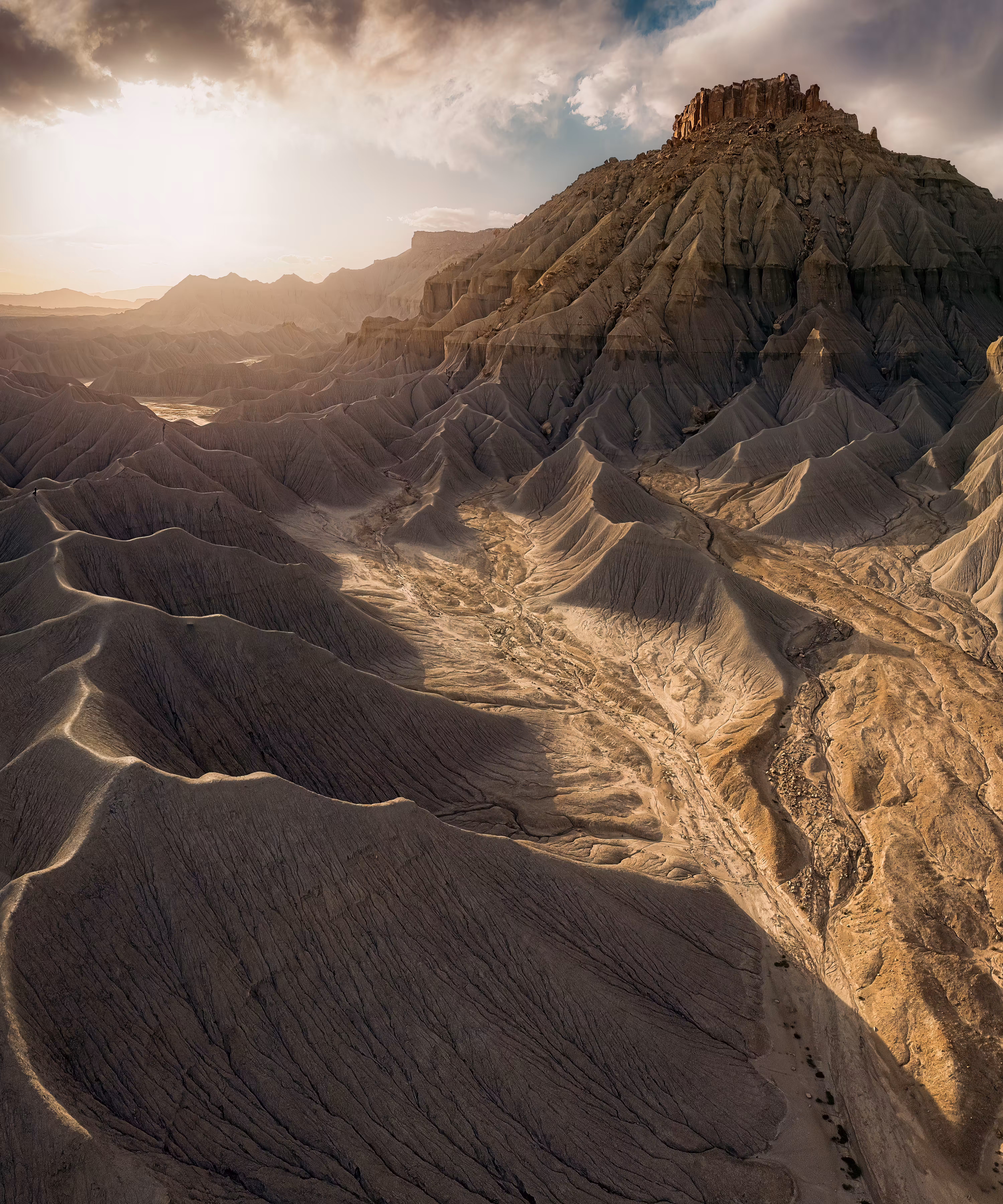 Last light at the Mesa