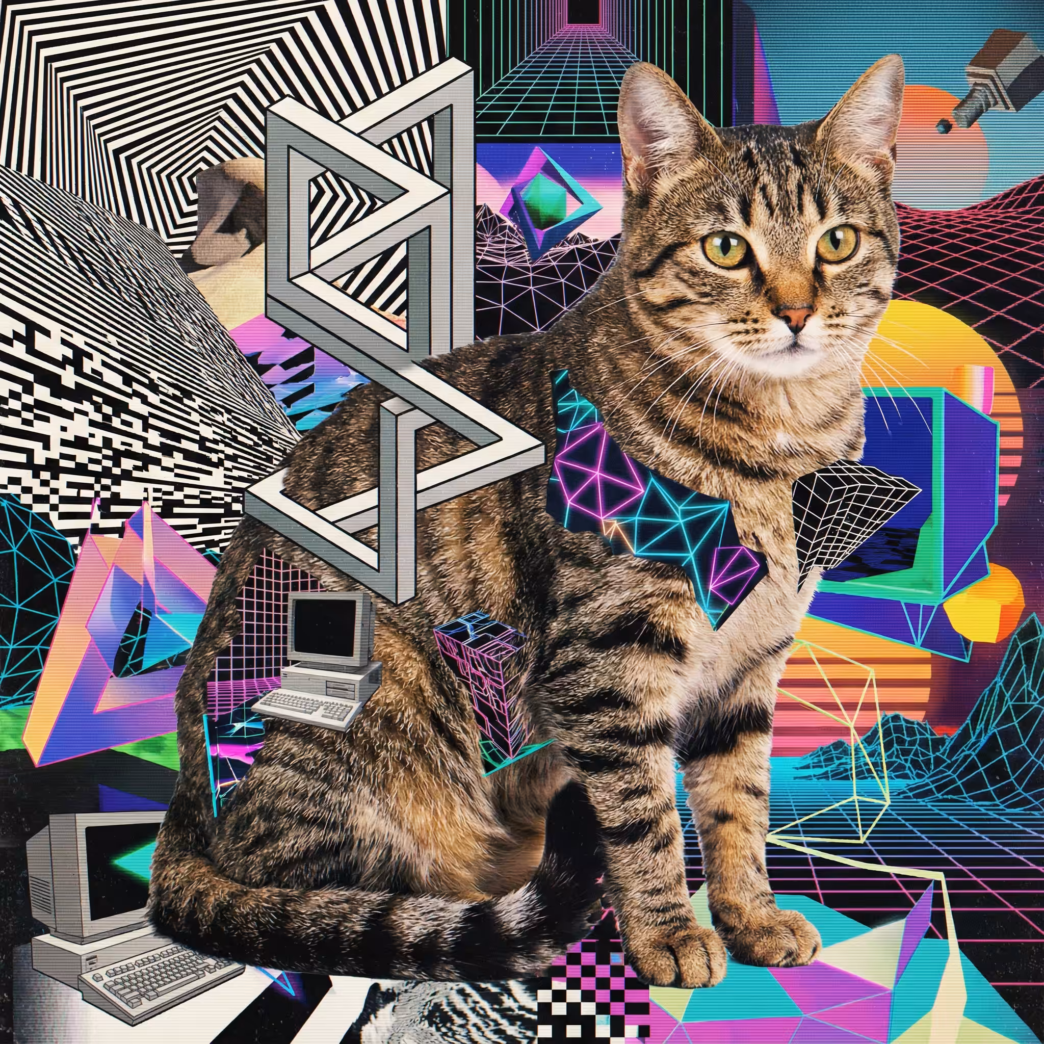 abstract cats #2