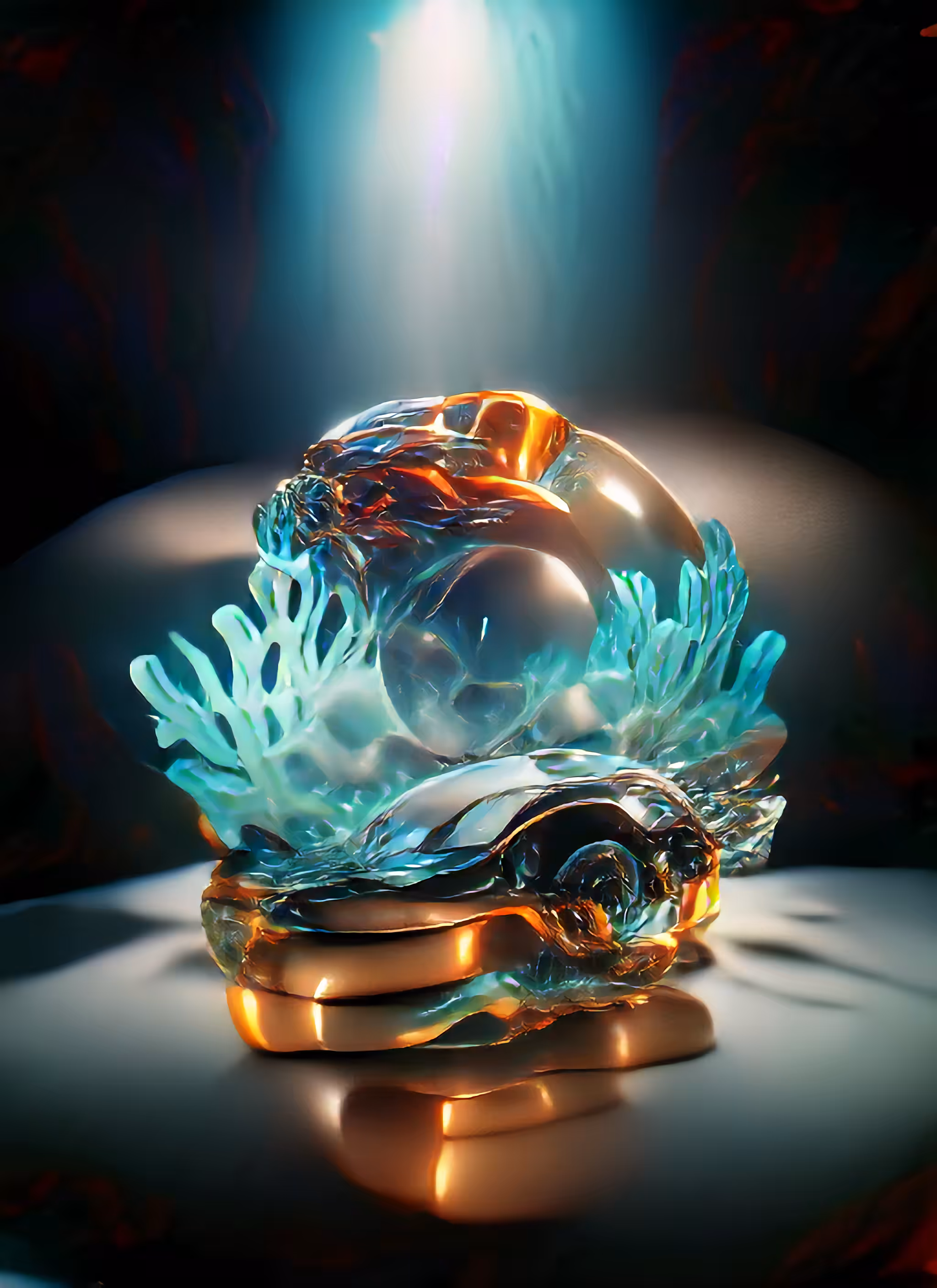 Iced Reef Coral