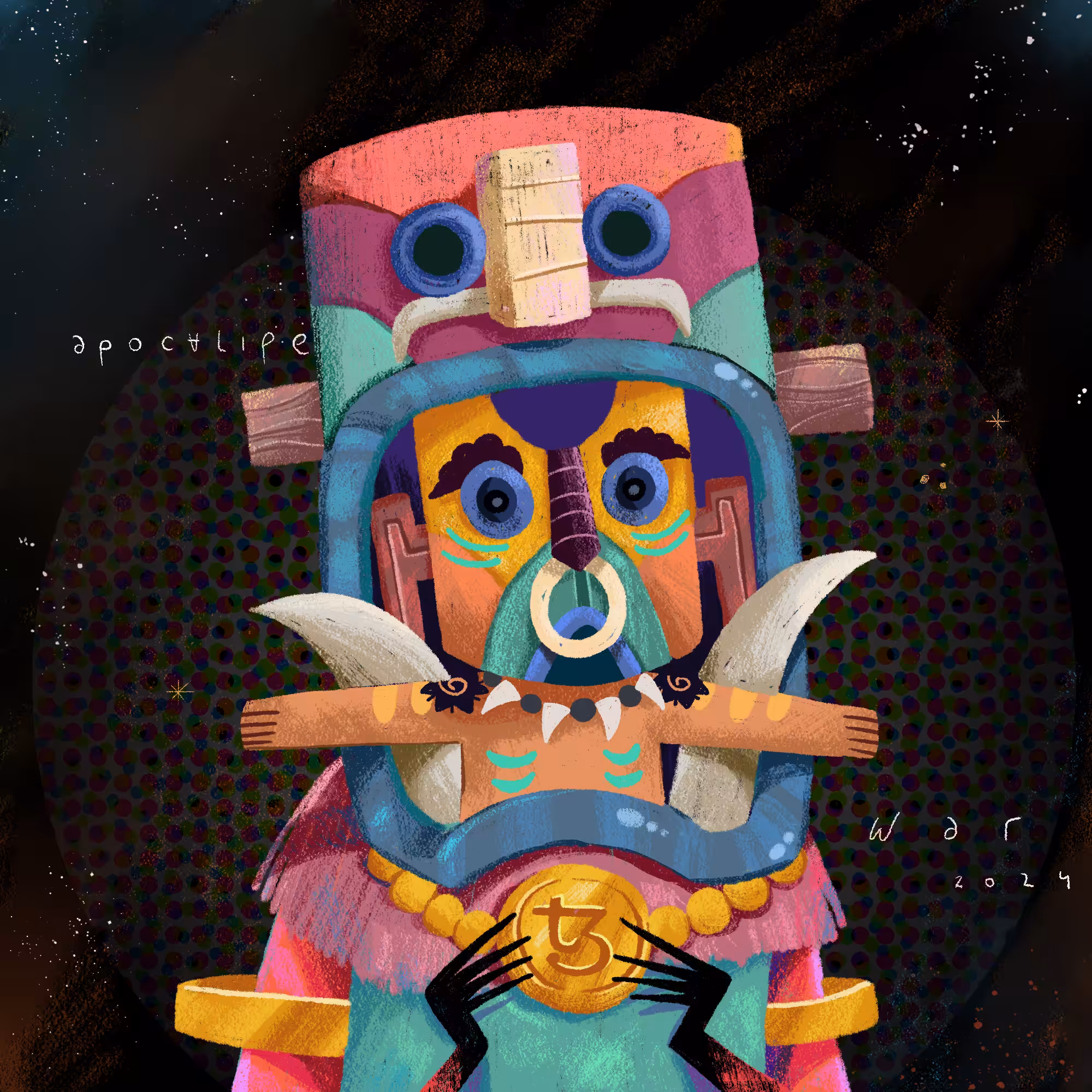 apocaliptoface T-010