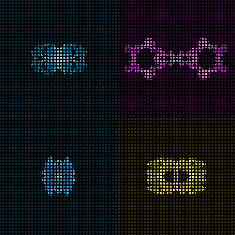 Dither Creatures 2x2 #89