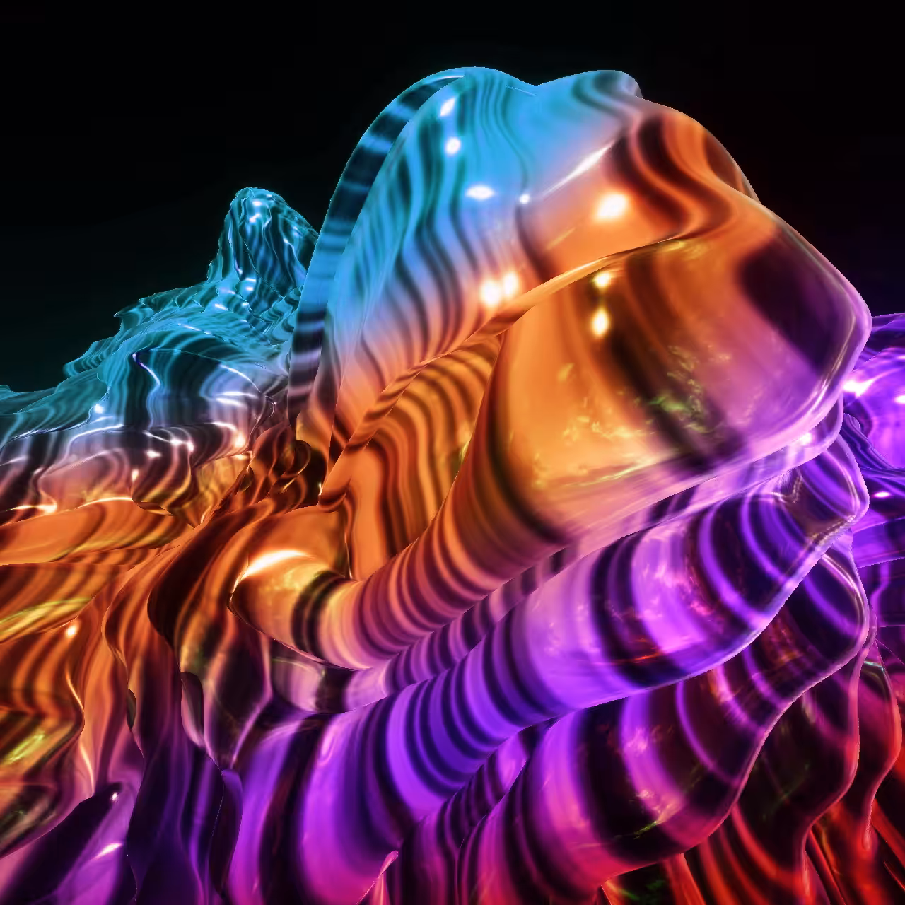 LiquidGem : Multichromatic Undulating Tigerseye