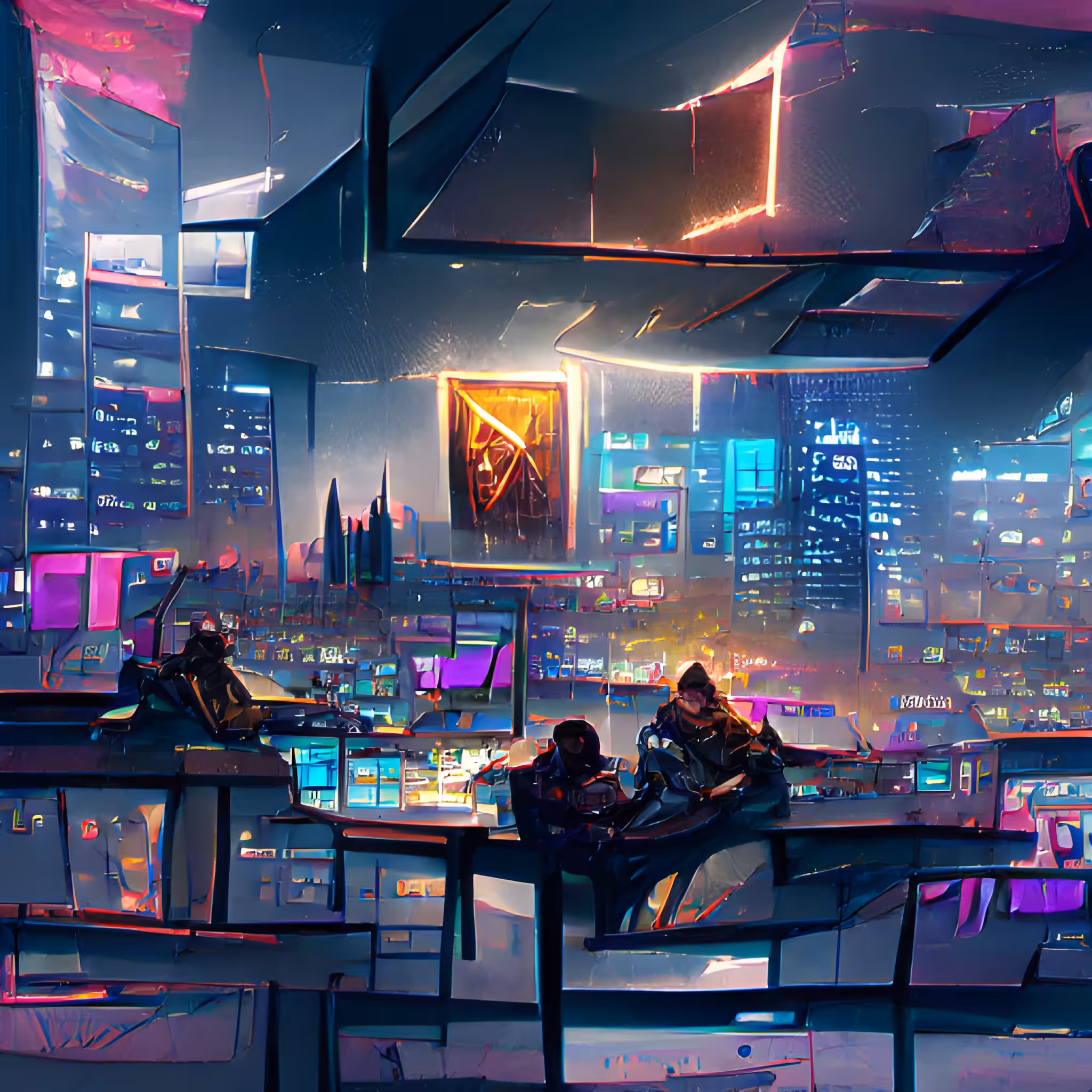 Cyberpunk Cityscape #05