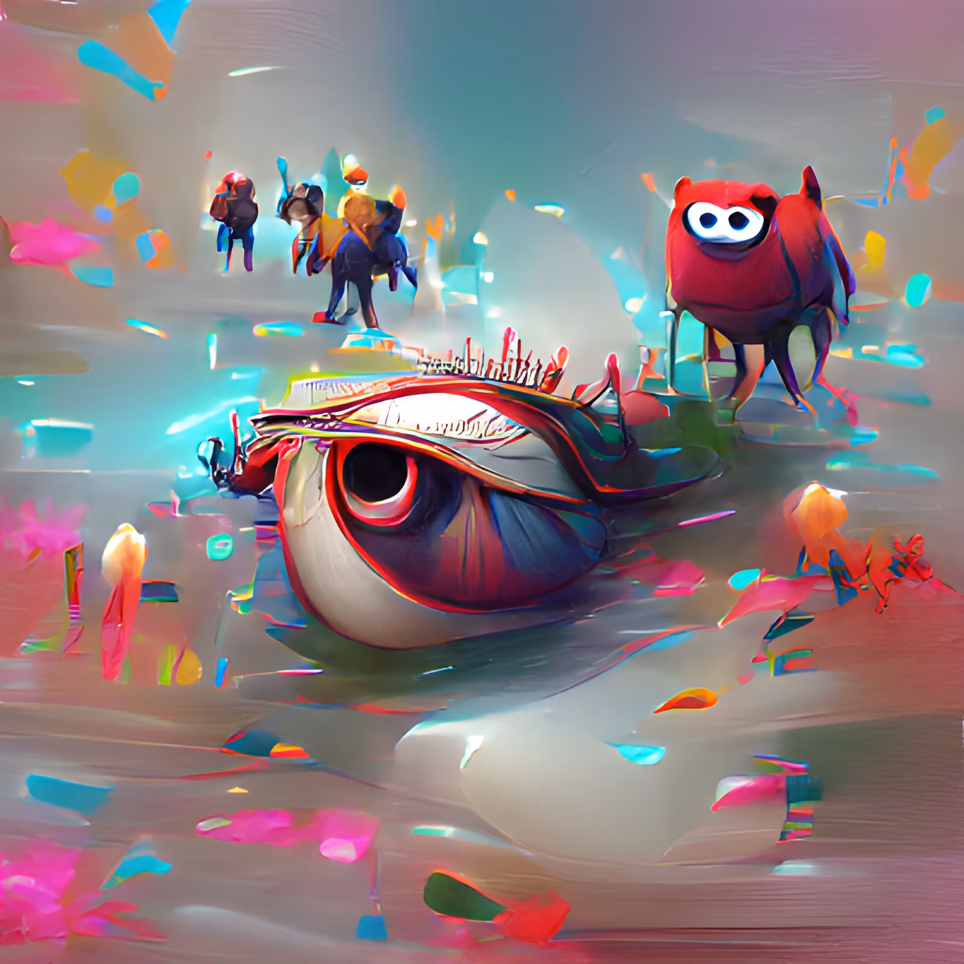 Demonic eye in Wonderland