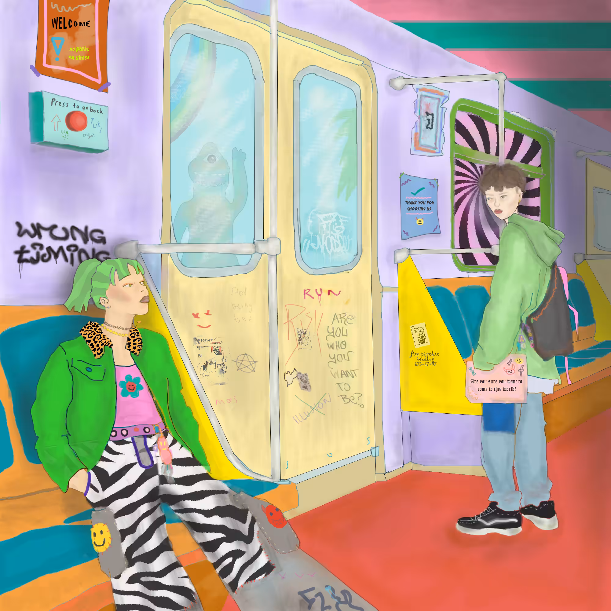 entering