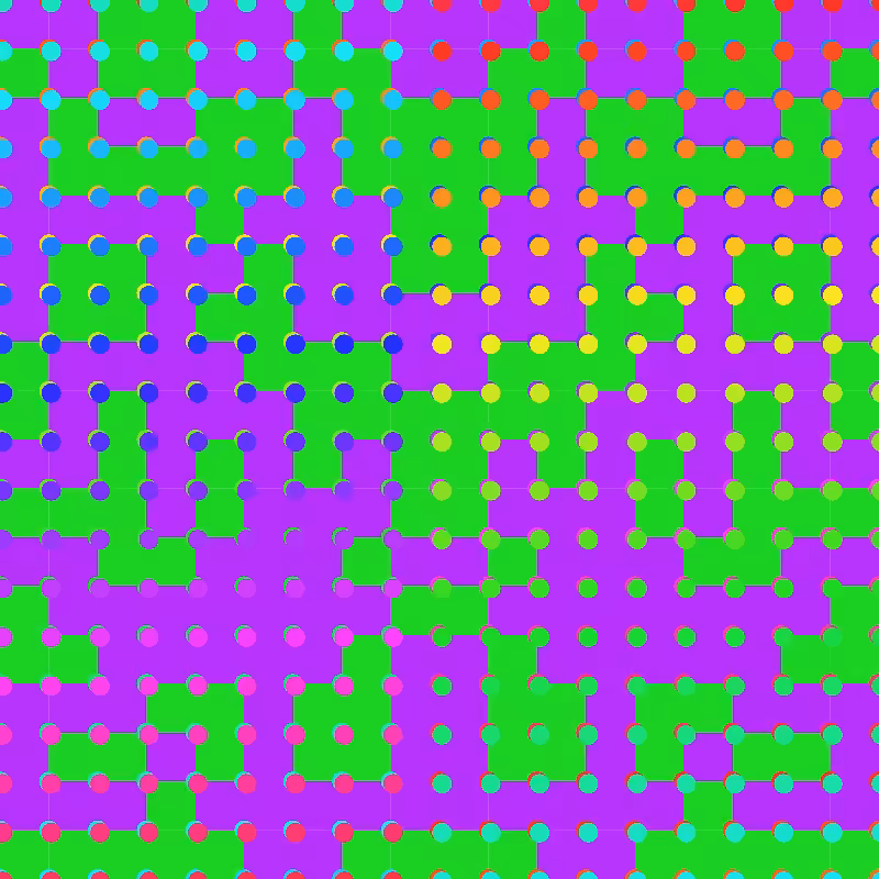Squares and dots #39