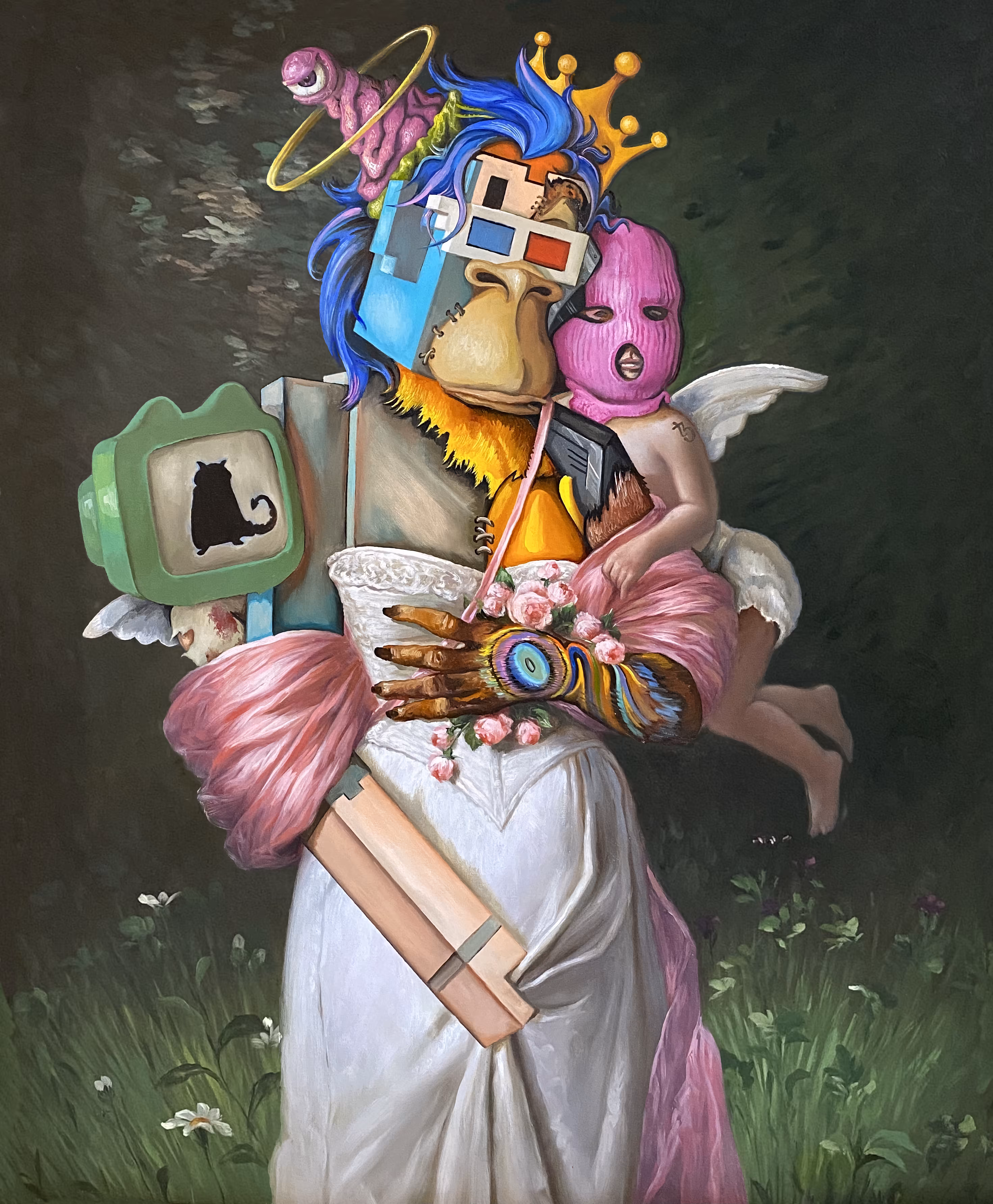 The Goddess of Rarity 1/1 + Original Painting