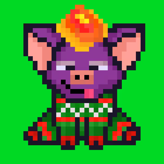 Punk Pig #00128