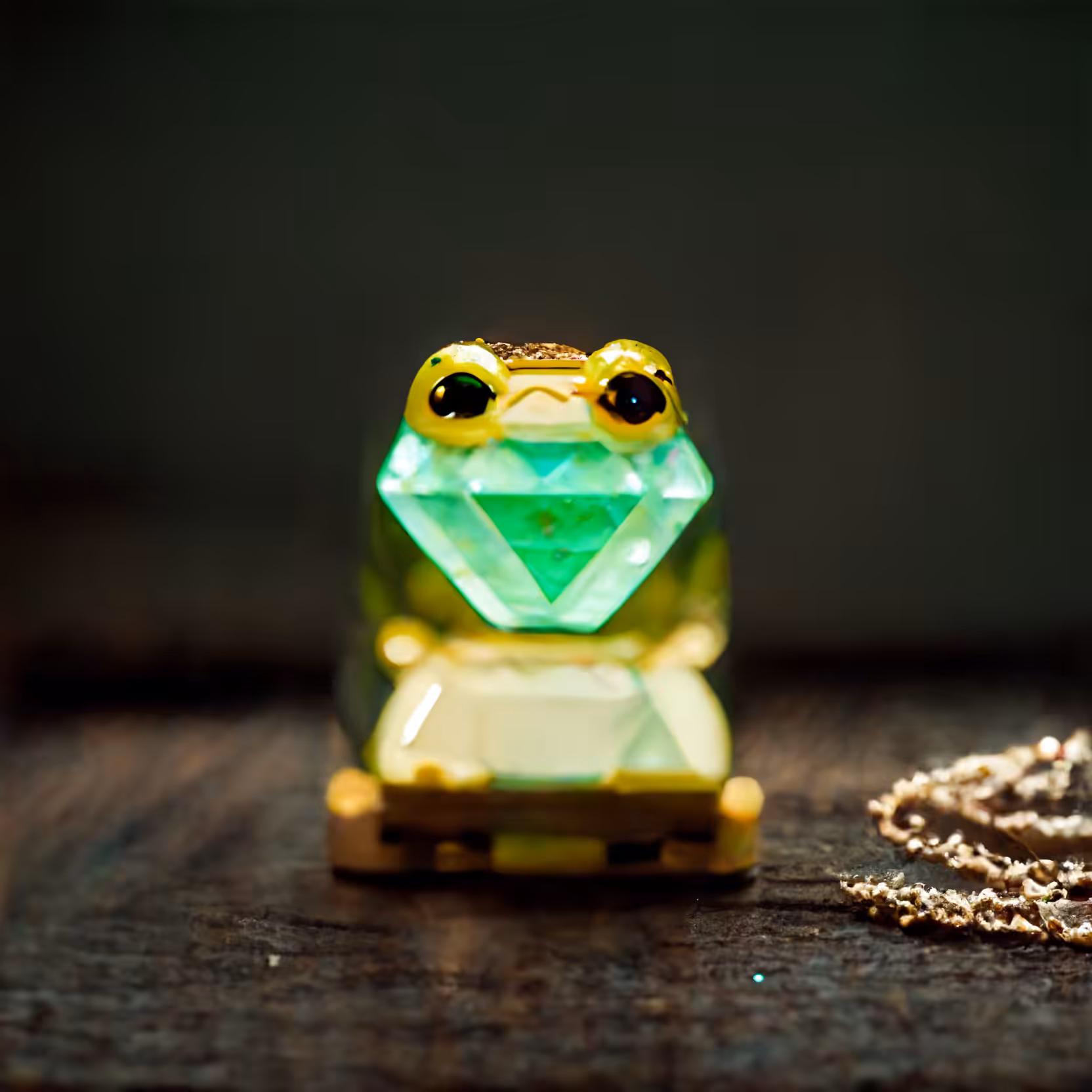 Rare Pepe Diamond Pendant | Haunted Pawn