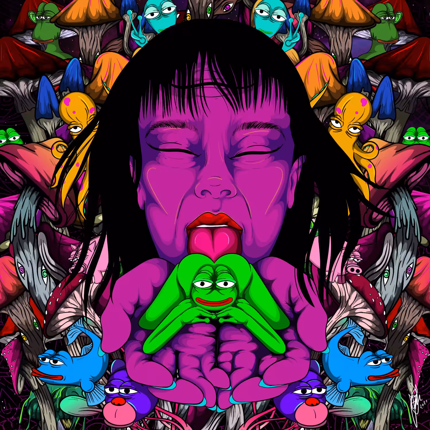 Licking the Pepe