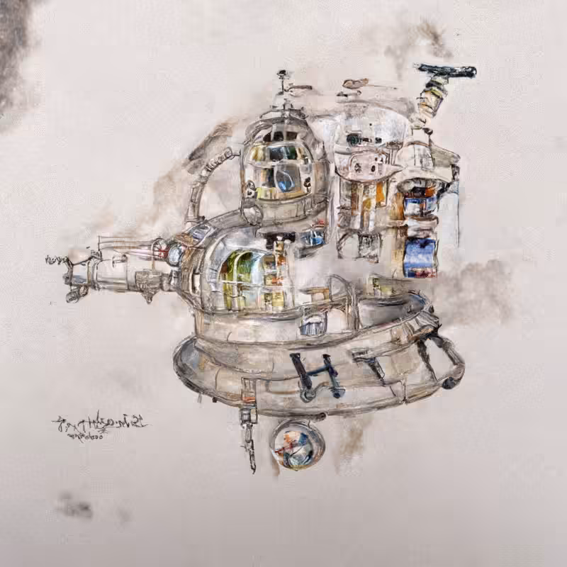 Utopian Space Castles #72
