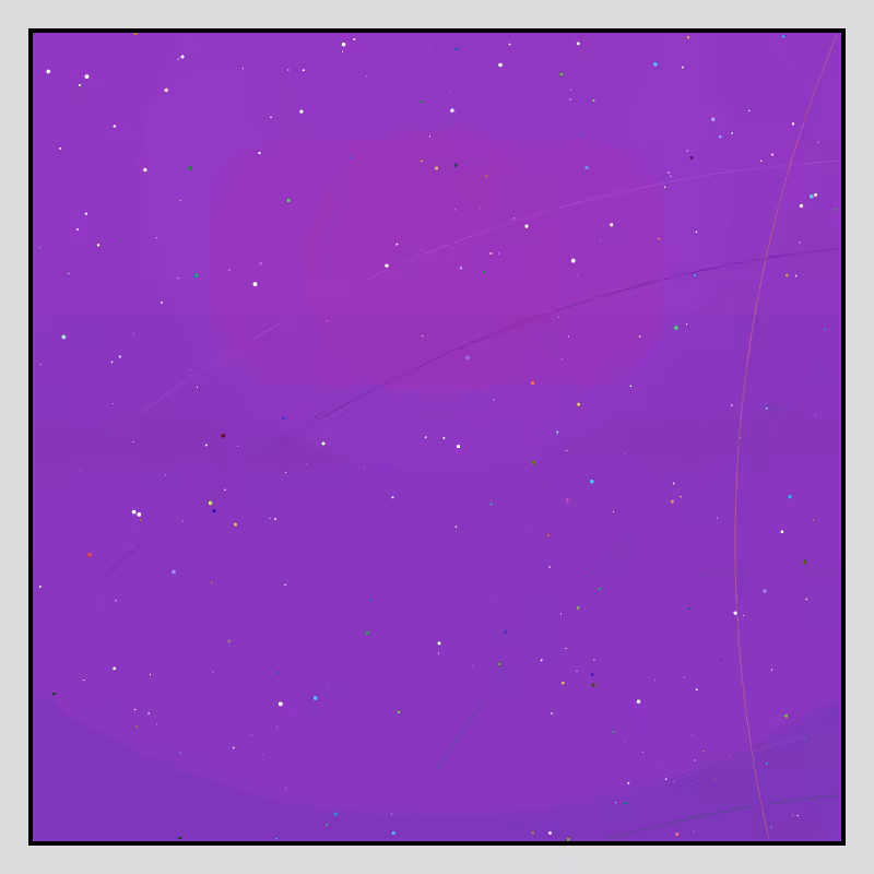 Color Field Starry B #146