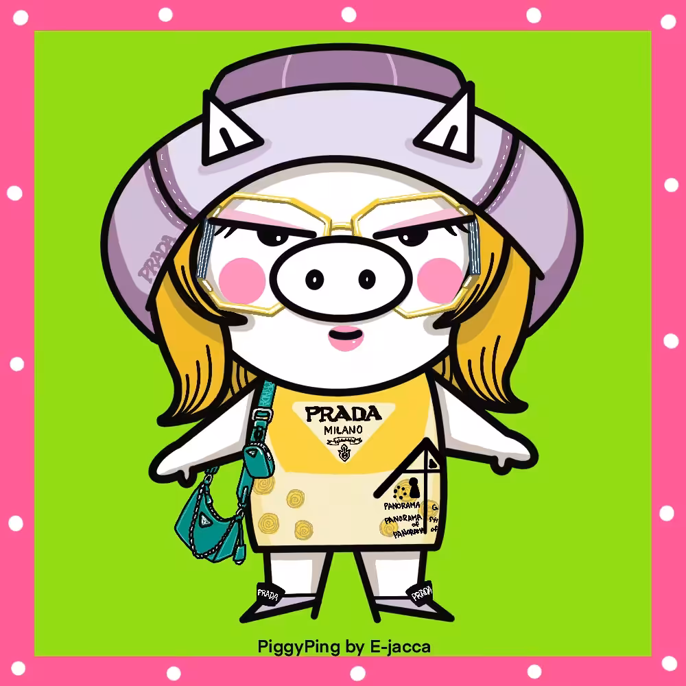 E-jacca_NFT_PiggyPing & PRADA