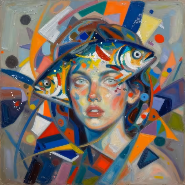 Girl's Fish Head