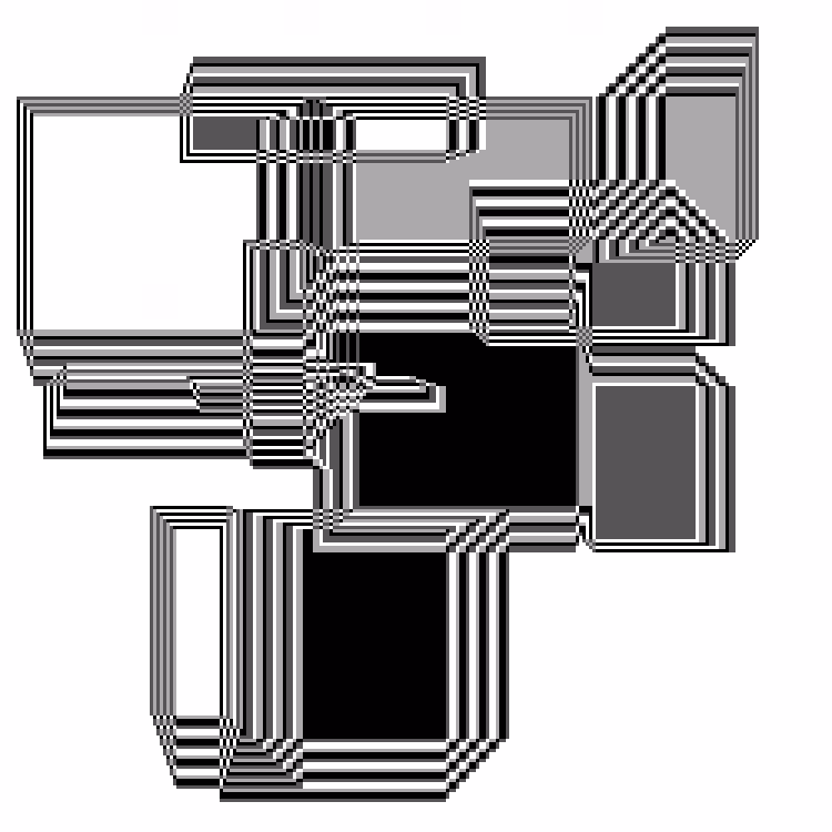 Superimposed Rectangles #92