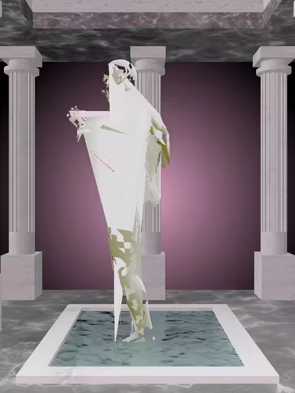 HeavenComputer: The Robotic Matte Green Man #1258