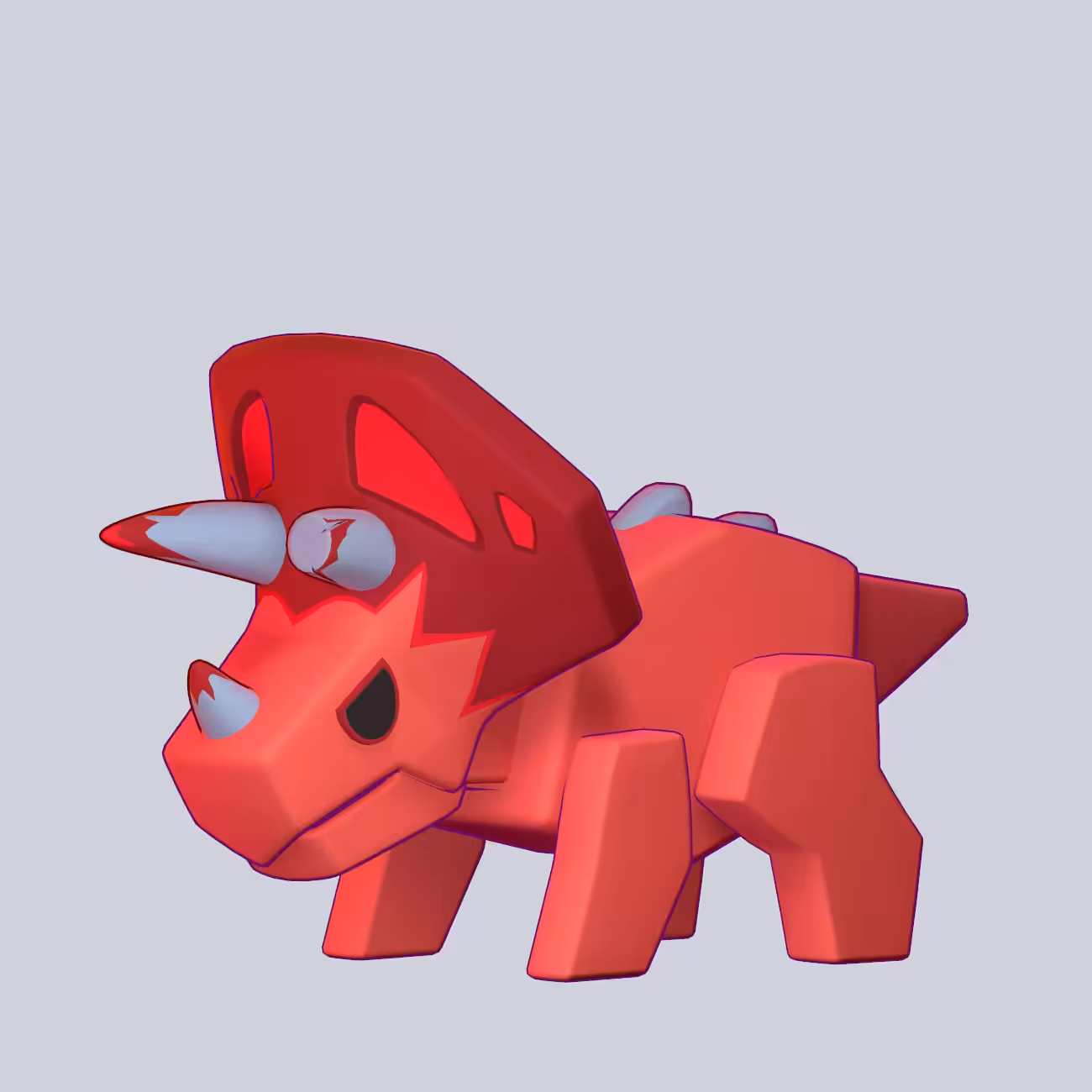 MechaDino : Raging Triceratops No.037