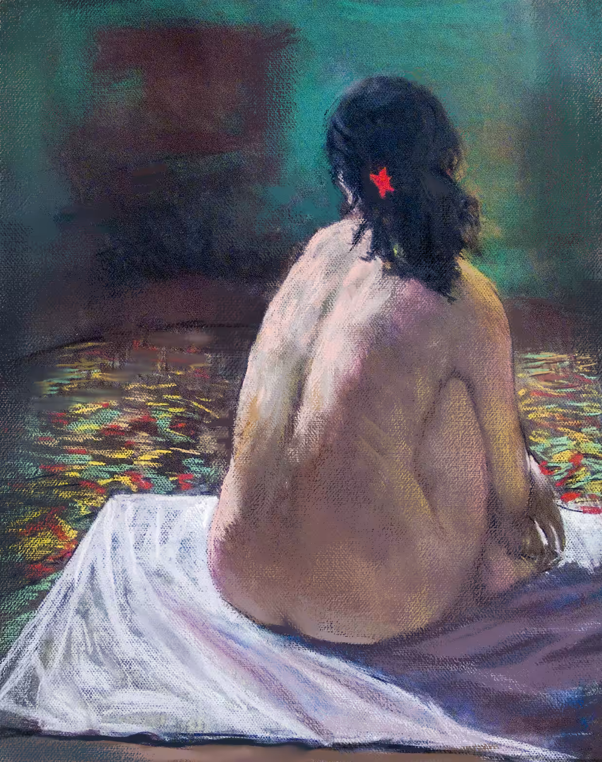 Seated Nude Study