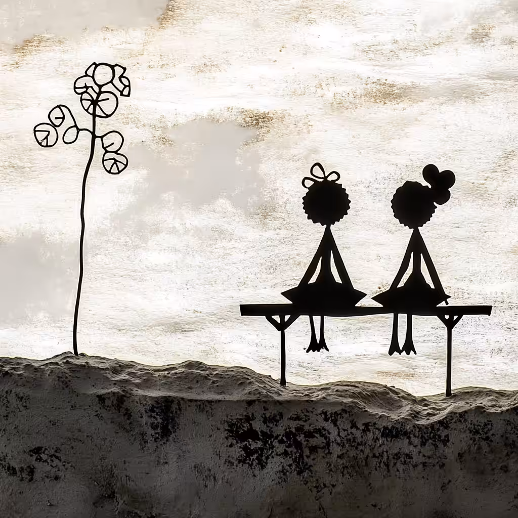 Between us