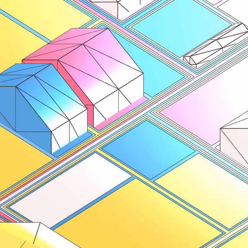 Geometric city #56