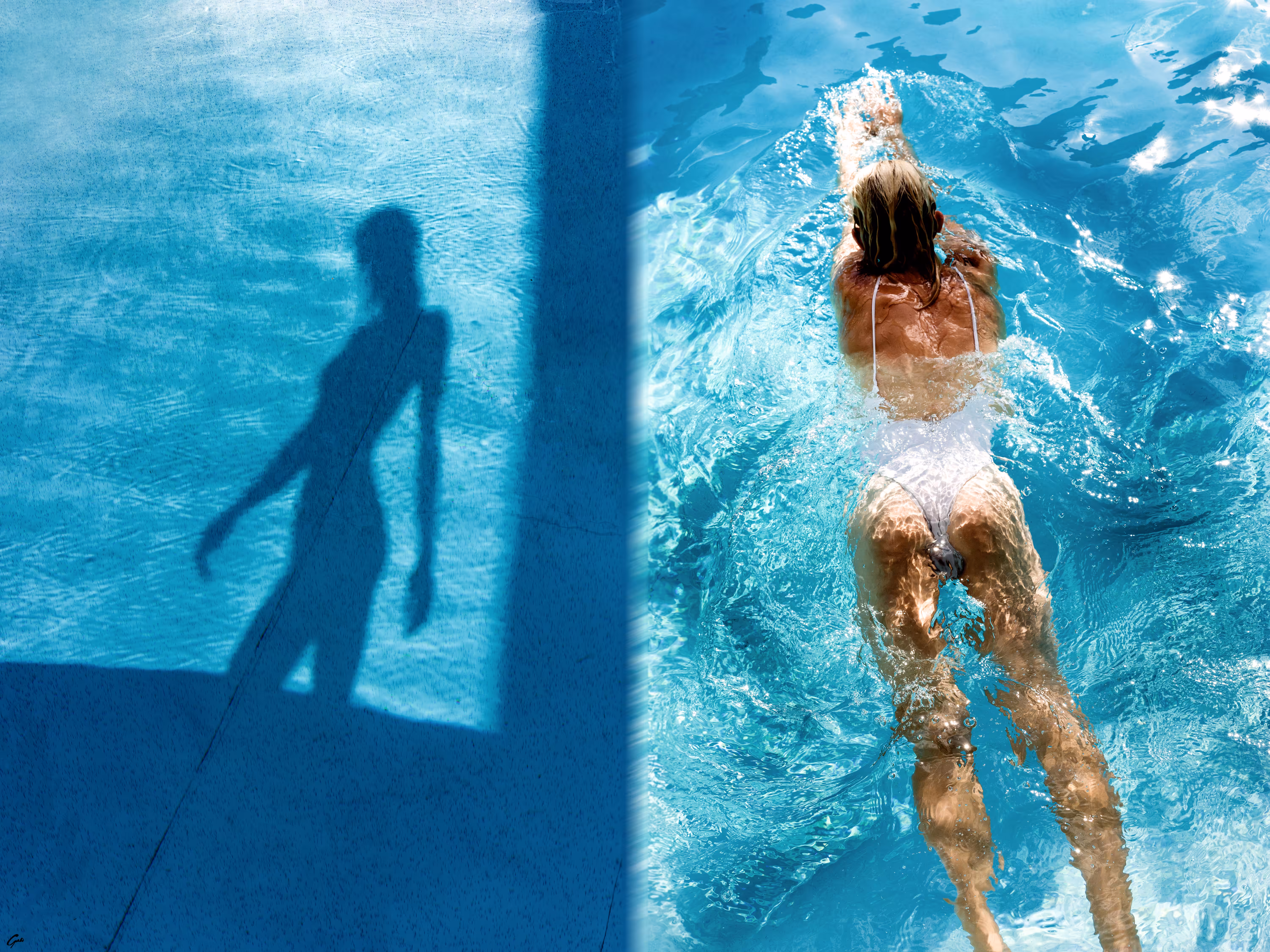 Poolside
