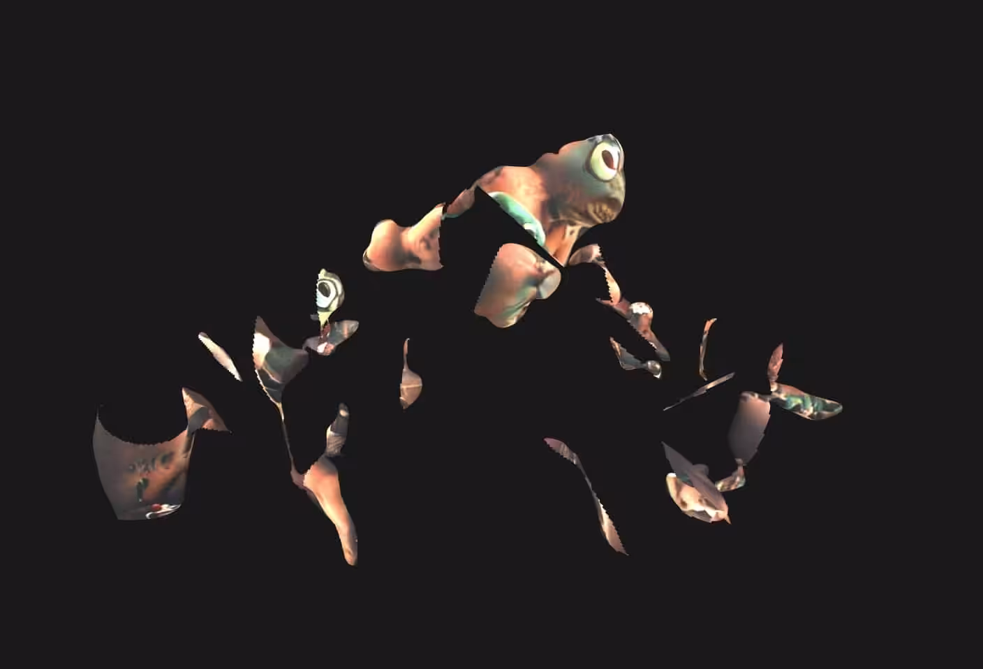 If Leonardo Da Vinci 3D animation studies