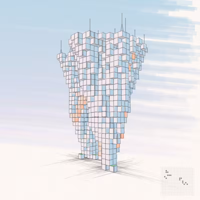 Cellular Skyscrapers #109