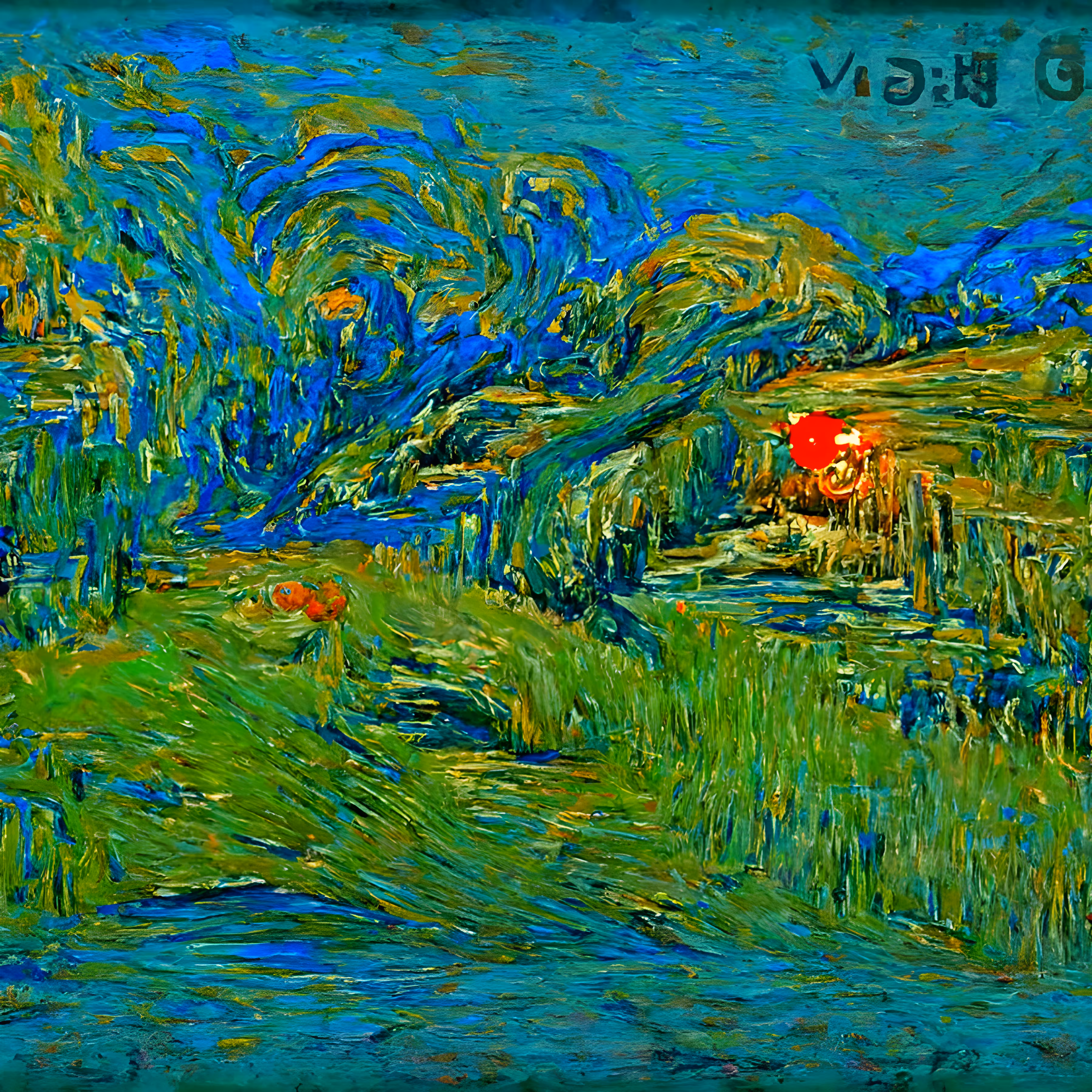 Bright Red 8K By Van Gogh