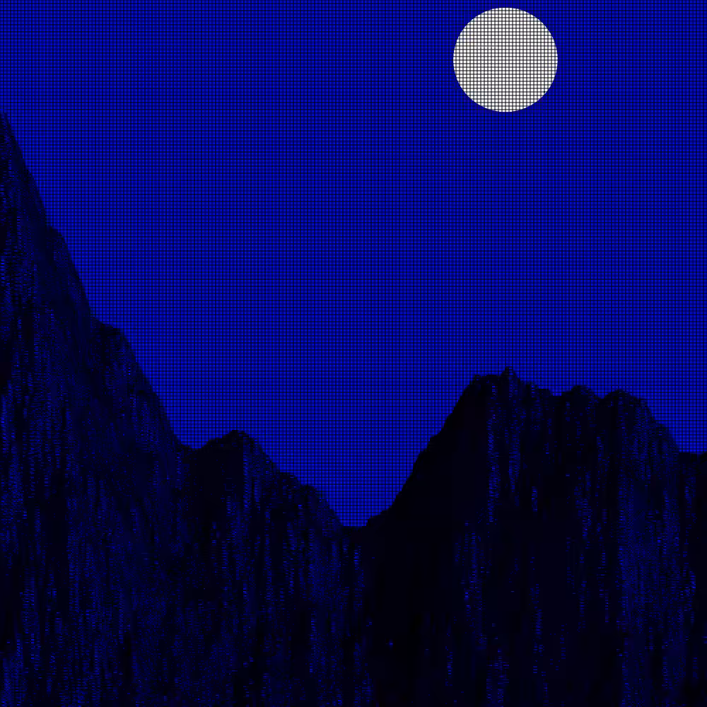 Classic generative landscape #12